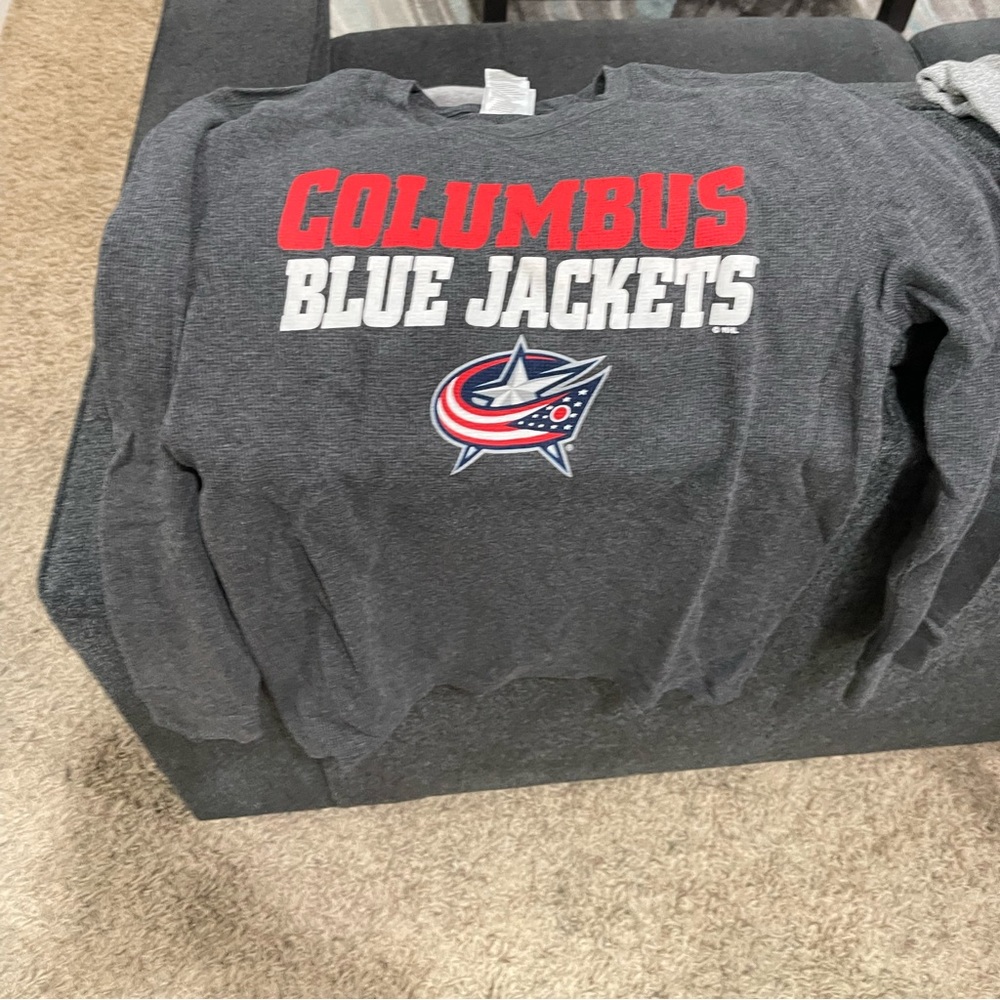 Columbus blue jackets long sleeve shirt Women's Large